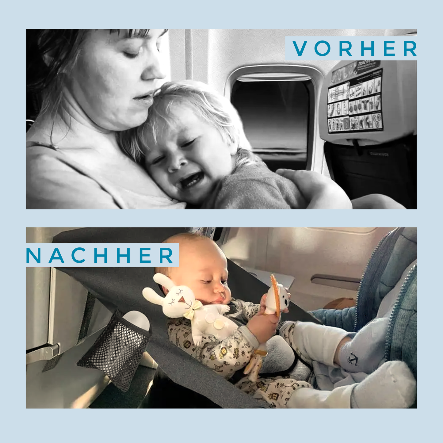 Baby- und Kleinkind Flugzeugbett