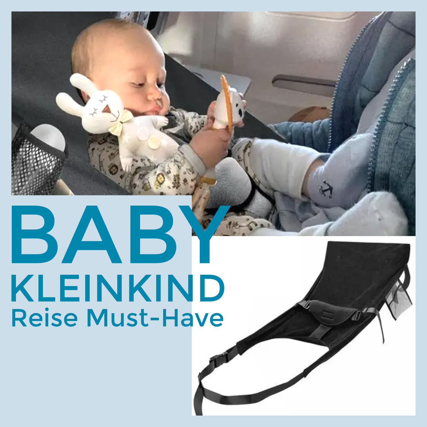 Baby- und Kleinkind Flugzeugbett