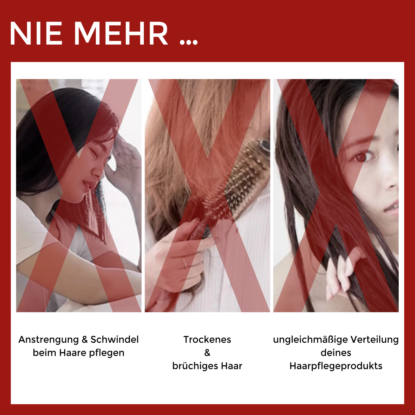Haarbürste mit Massagefunktion