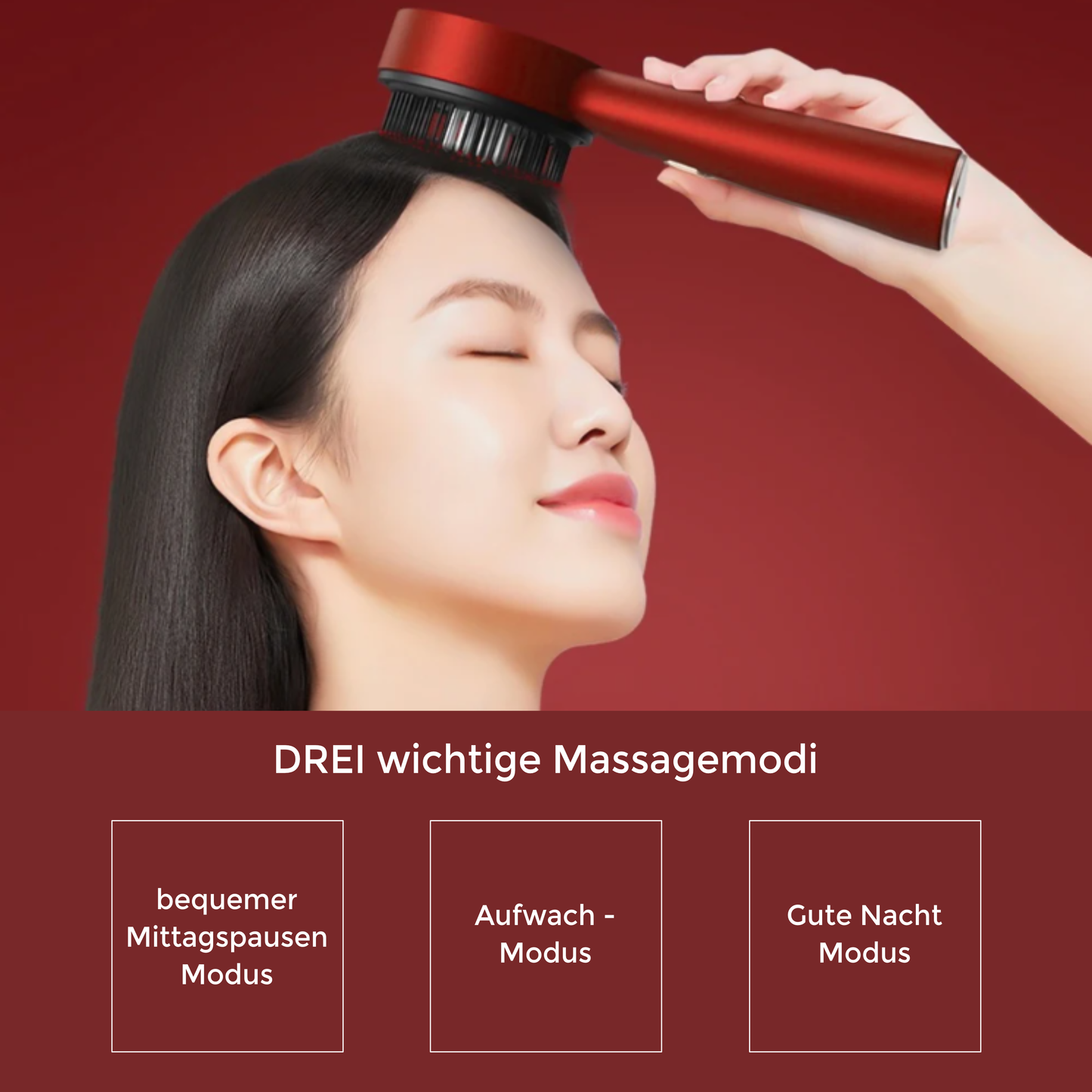 Haarbürste mit Massagefunktion